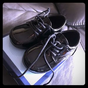 Patent leather dress shoes 🎩